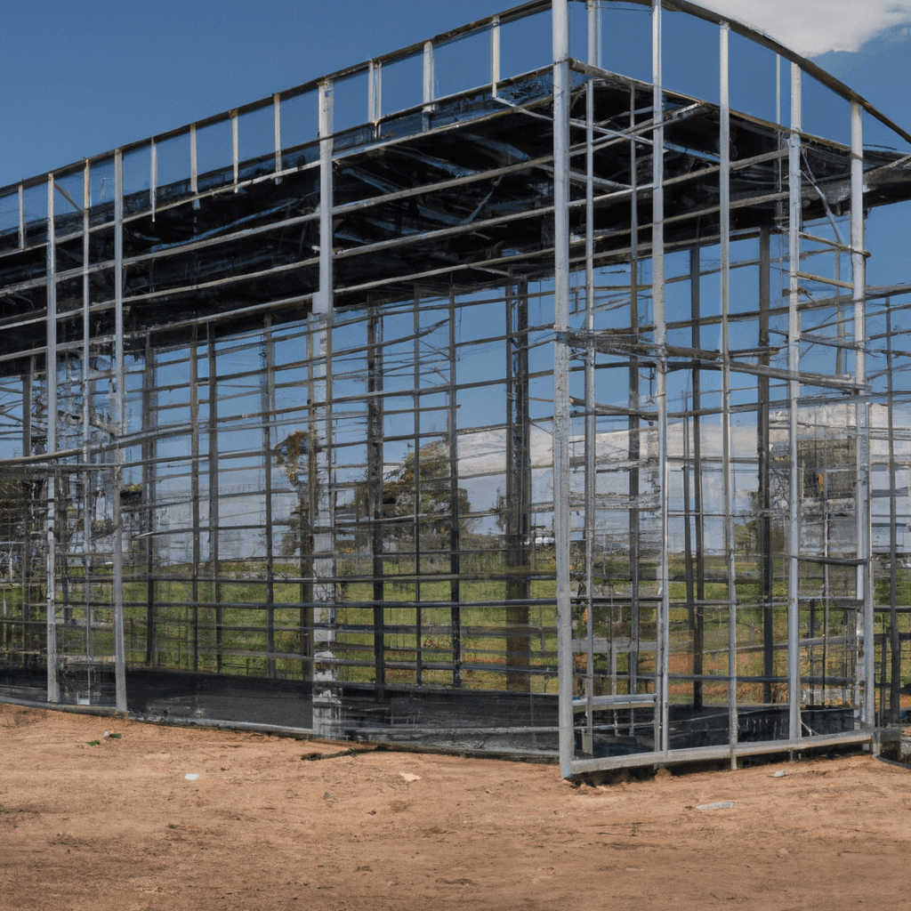 Salón de taller de estructura de acero prefabricado industrial de edificios metálicos