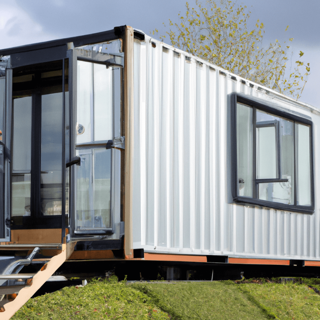 Casa de contenedores de oficina Casa prefabricada de dormitorio doble modular completamente ensamblada Casas de contenedores