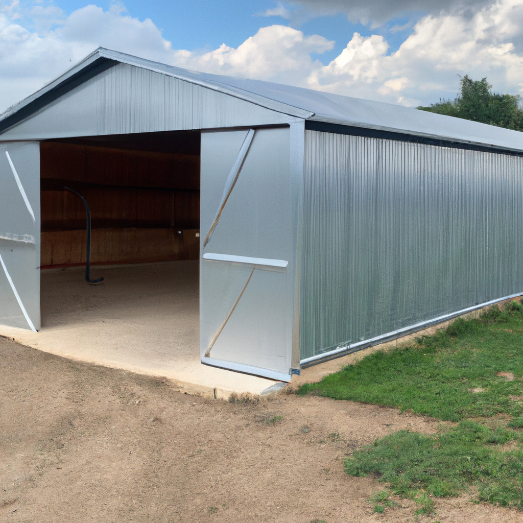 Cobertizo para ganado, estructura metálica prefabricada, estructura de acero, cobertizo para ovejas