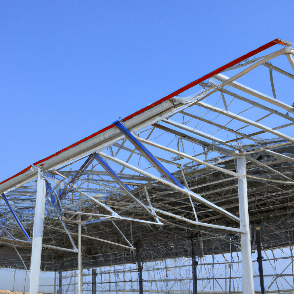 Edificio de taller de acero con estructura de acero galvanizado en caliente personalizado