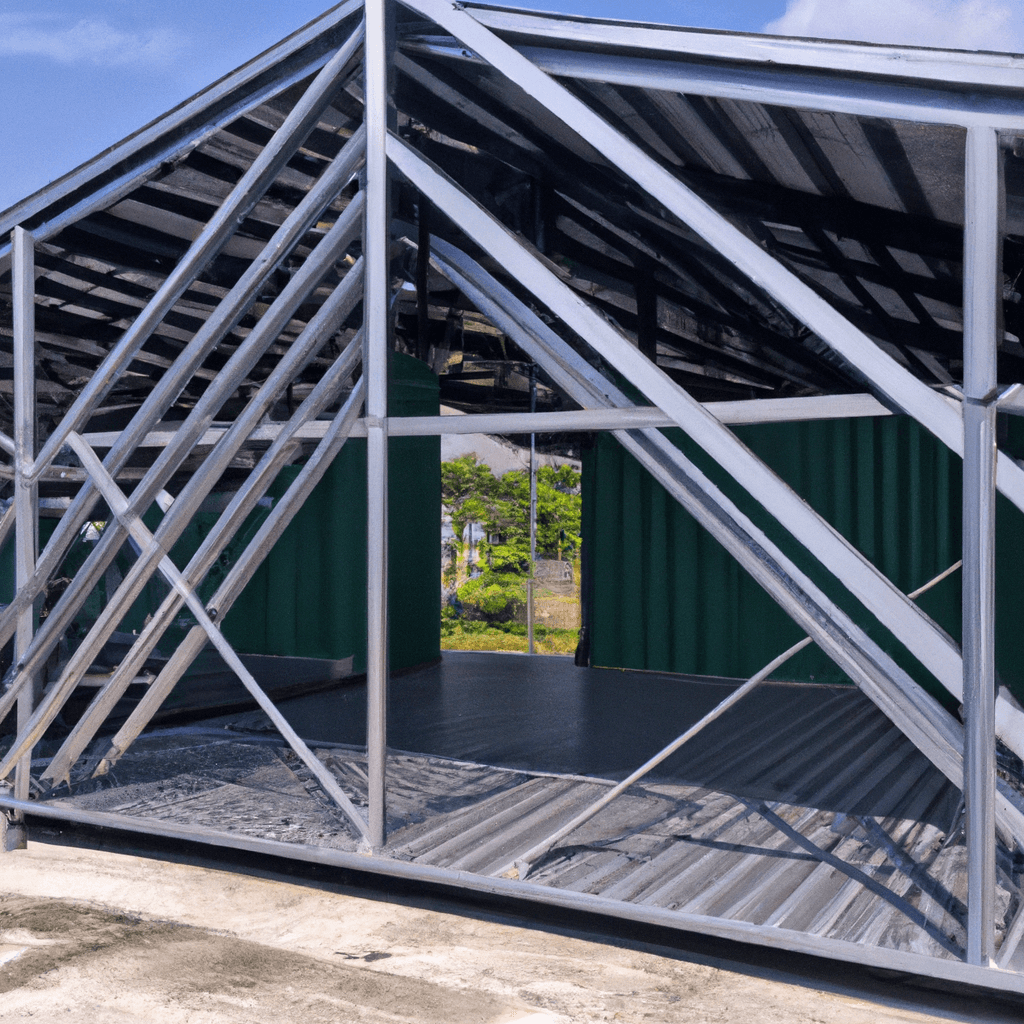 Materiales de construcción de acero dulce Almacén de acero de gran envergadura prefabricado Estructura de acero Edificio comercial Sala de exposiciones