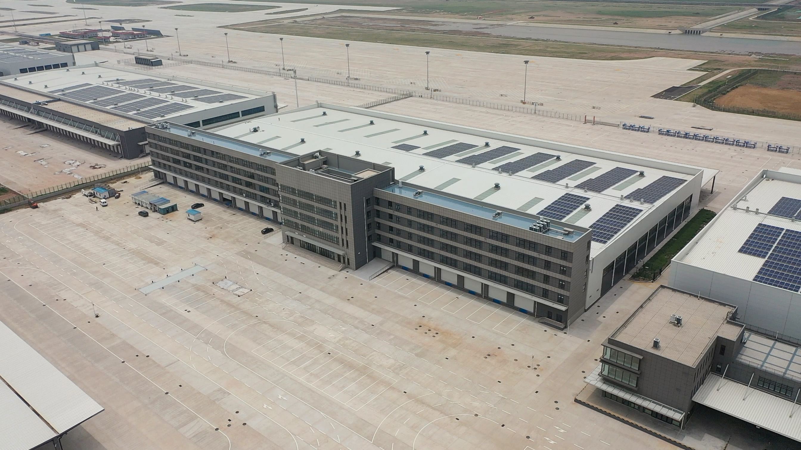 Edificio de estructura de acero de prefabricación de aeropuerto para almacén