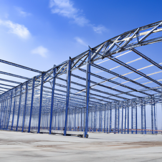  Casa prefabricada prefabricada prefabricada moderna ambiental de la estructura de acero de la estructura de acero para Warehouse