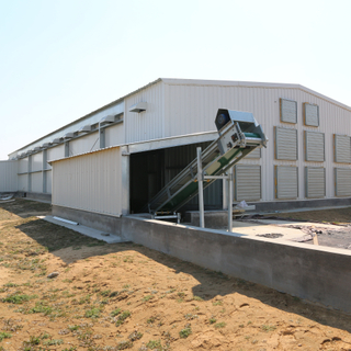 Construcción de casa de capa de estructura de acero