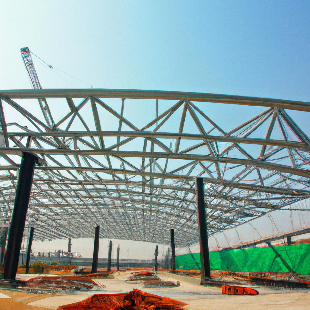 Edificio de metal de almacén de construcción de estructura de acero prefabricado con alta calidad