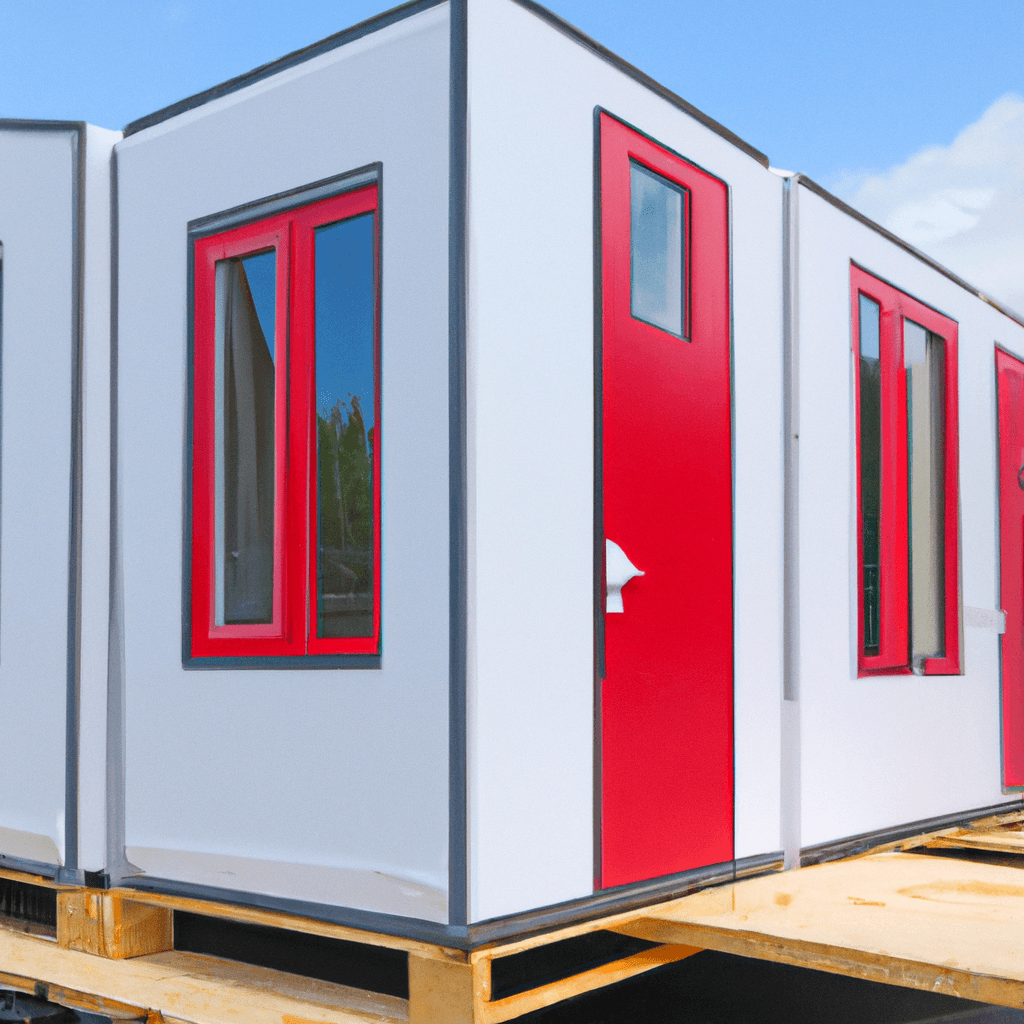  Casa de contenedores de oficina Casa prefabricada de dormitorio doble modular completamente ensamblada Casas de contenedores