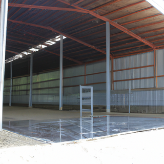 Edificio de almacén de almacenamiento industrial de pasillo de estructura de acero prefabricado